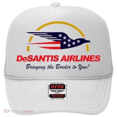 DeSantis Airlines Funny Political Meme Ron DeSantis Hat
