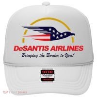 DeSantis Airlines Funny Political Meme Ron DeSantis Hat thumb 0