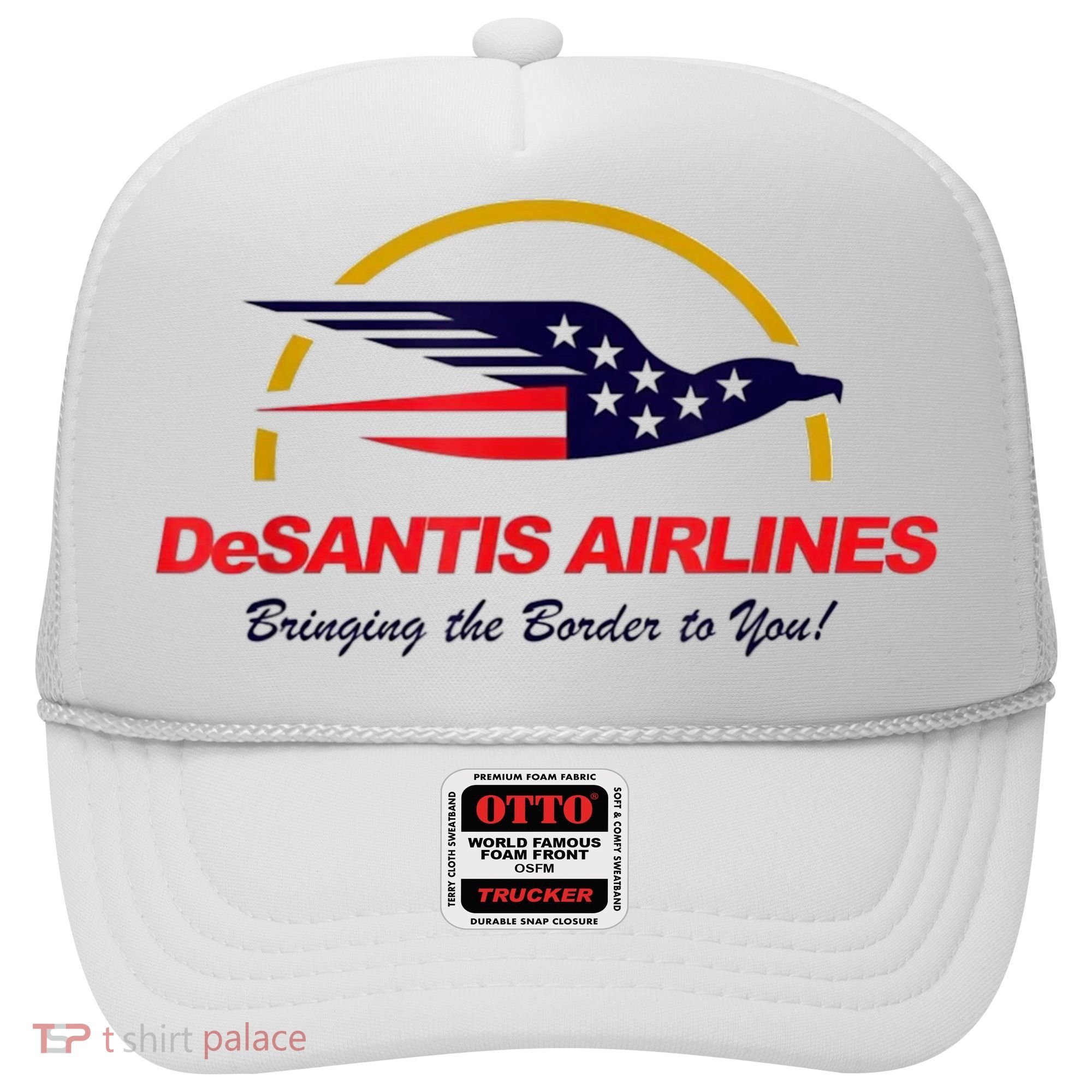 DeSantis Airlines Funny Political Meme Ron DeSantis Hat