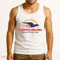 DeSantis Airlines Funny Political Meme Ron DeSantis Tank Top thumb 3