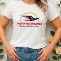 DeSantis Airlines Funny Political Meme Ron DeSantis Women's T-Shirt thumb 2