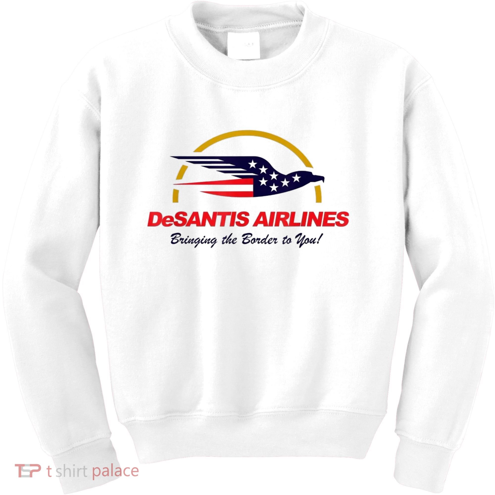 DeSantis Airlines Funny Political Meme Ron DeSantis Kids Sweatshirt