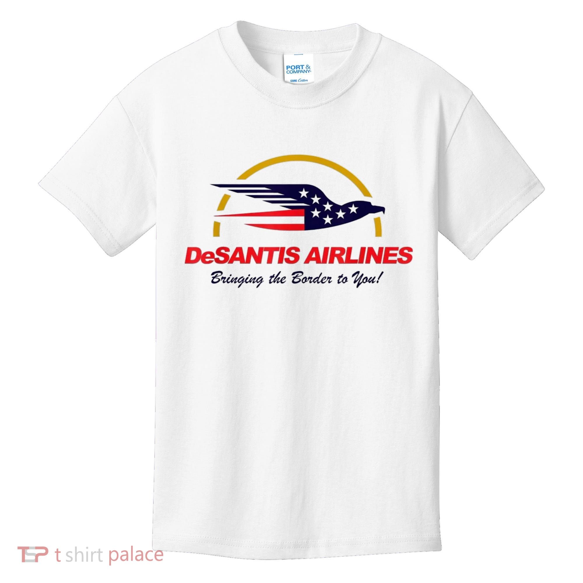 DeSantis Airlines Funny Political Meme Ron DeSantis Kids T-Shirt