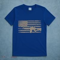Distressed American Flag Ar15 Gift For Gun Lovers Ar15 Gift T-Shirt thumb 5