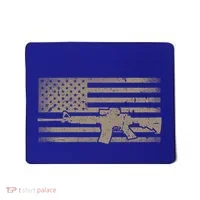 Distressed American Flag Ar15 Gift For Gun Lovers Ar15 Gift Mousepad thumb 0
