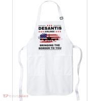 DeSantis Airlines Funny Political Meme Ron DeSantis USA Flag Apron thumb 0