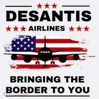DeSantis Airlines Funny Political Meme Ron DeSantis USA Flag Women's Hoodie thumb 2