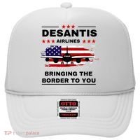DeSantis Airlines Funny Political Meme Ron DeSantis USA Flag Hat thumb 0