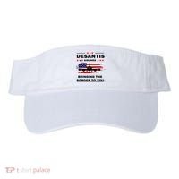 DeSantis Airlines Funny Political Meme Ron DeSantis USA Flag Visor thumb 0