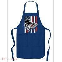 Distressed American Flag Gift Billiards Gift Apron thumb 0
