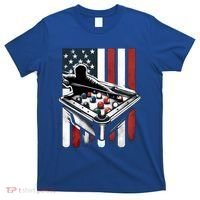 Distressed American Flag Gift Billiards Gift T-Shirt thumb 0