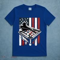 Distressed American Flag Gift Billiards Gift T-Shirt thumb 5