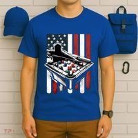 Distressed American Flag Gift Billiards Gift T-Shirt thumb 6