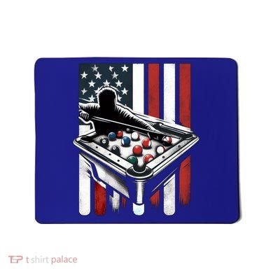 Distressed American Flag Gift Billiards Gift Mousepad