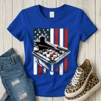 Distressed American Flag Gift Billiards Gift Women's T-Shirt thumb 3