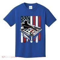 Distressed American Flag Gift Billiards Gift Kids T-Shirt thumb 0