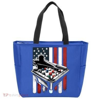 Distressed American Flag Gift Billiards Gift Tote Bag