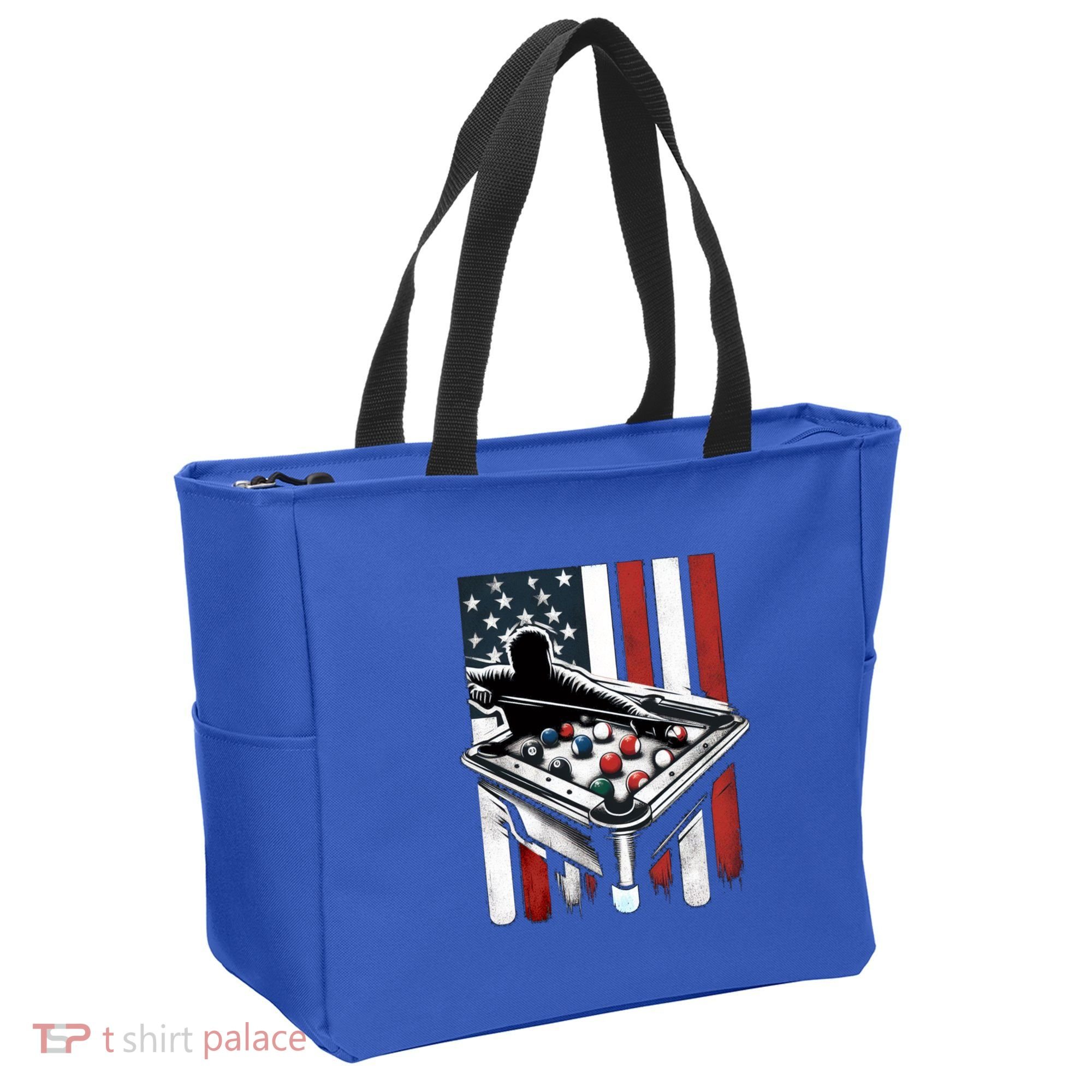 Distressed American Flag Gift Billiards Gift Tote Bag