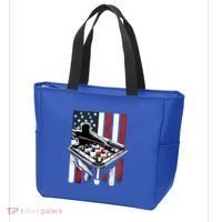 Distressed American Flag Gift Billiards Gift Tote Bag thumb 3