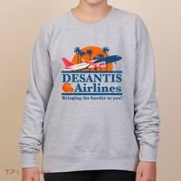Desantis Airlines Funny Political Meme Ron Desantis Governor Women's Sweatshirt thumb 0