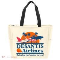 Desantis Airlines Funny Political Meme Ron Desantis Governor Tote Bag thumb 0