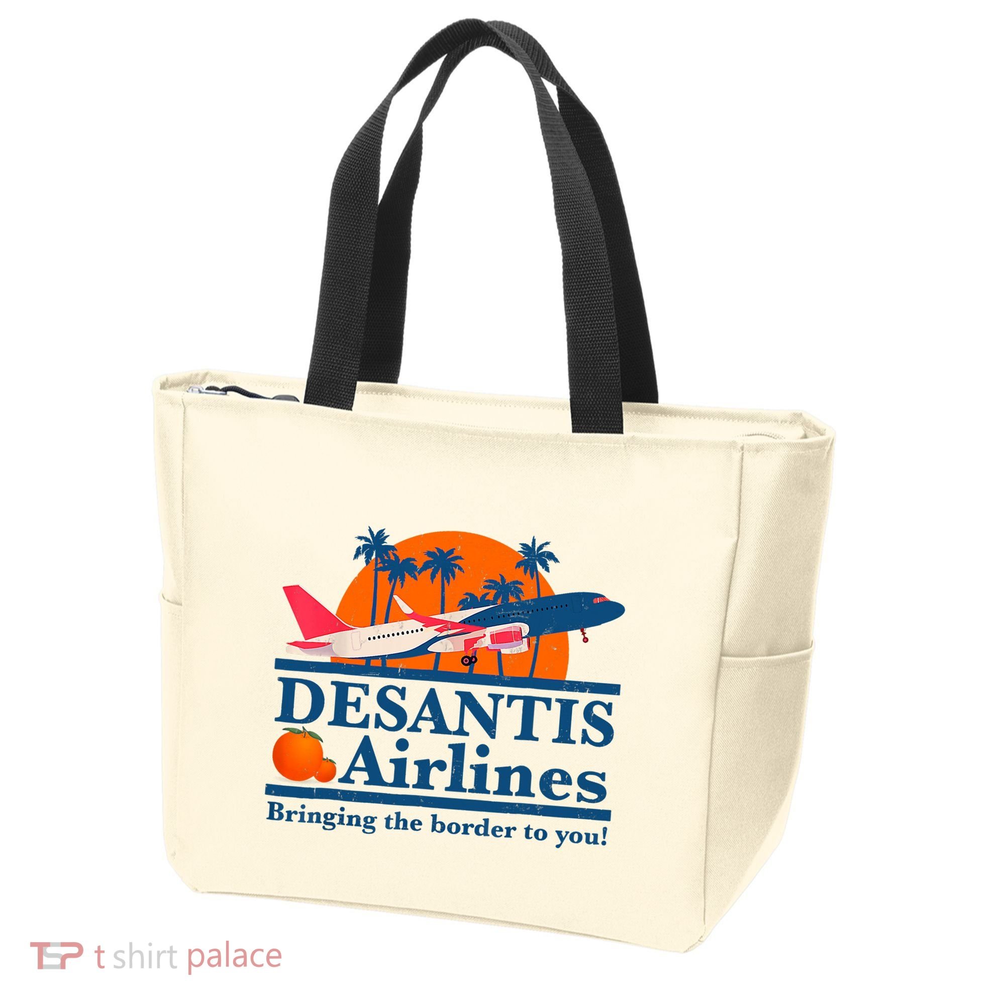 Desantis Airlines Funny Political Meme Ron Desantis Governor Tote Bag