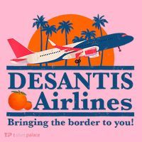Desantis Airlines Funny Political Meme Ron Desantis Governor Coaster thumb 2