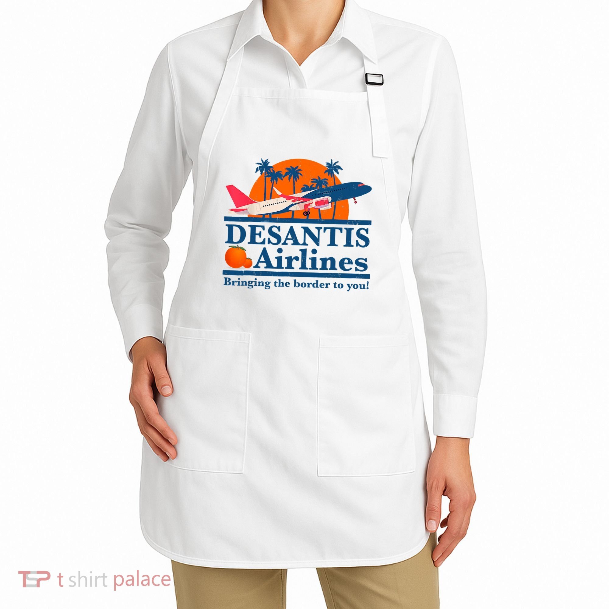 Desantis Airlines Funny Political Meme Ron Desantis Governor Apron