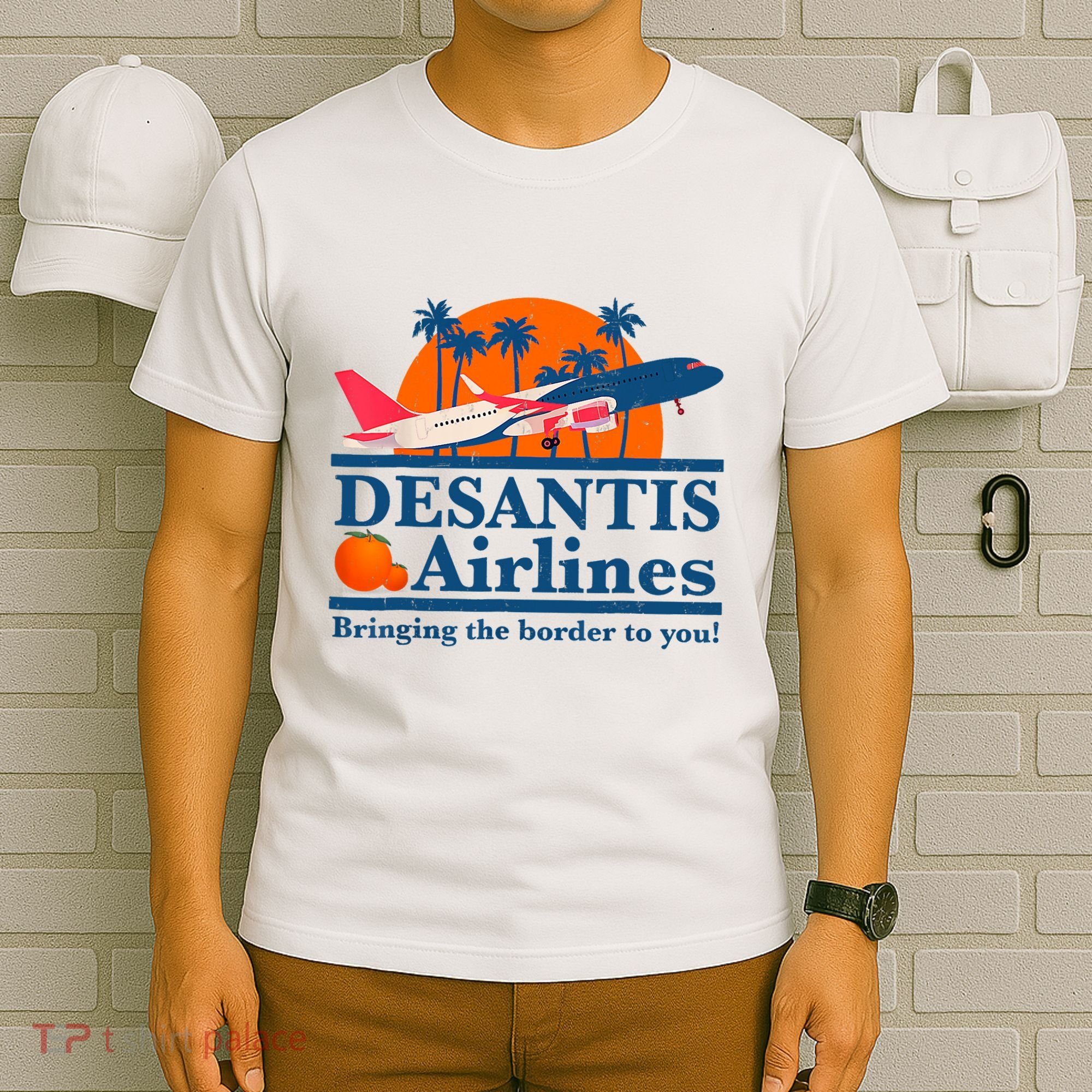Desantis Airlines Funny Political Meme Ron Desantis Governor T-Shirt