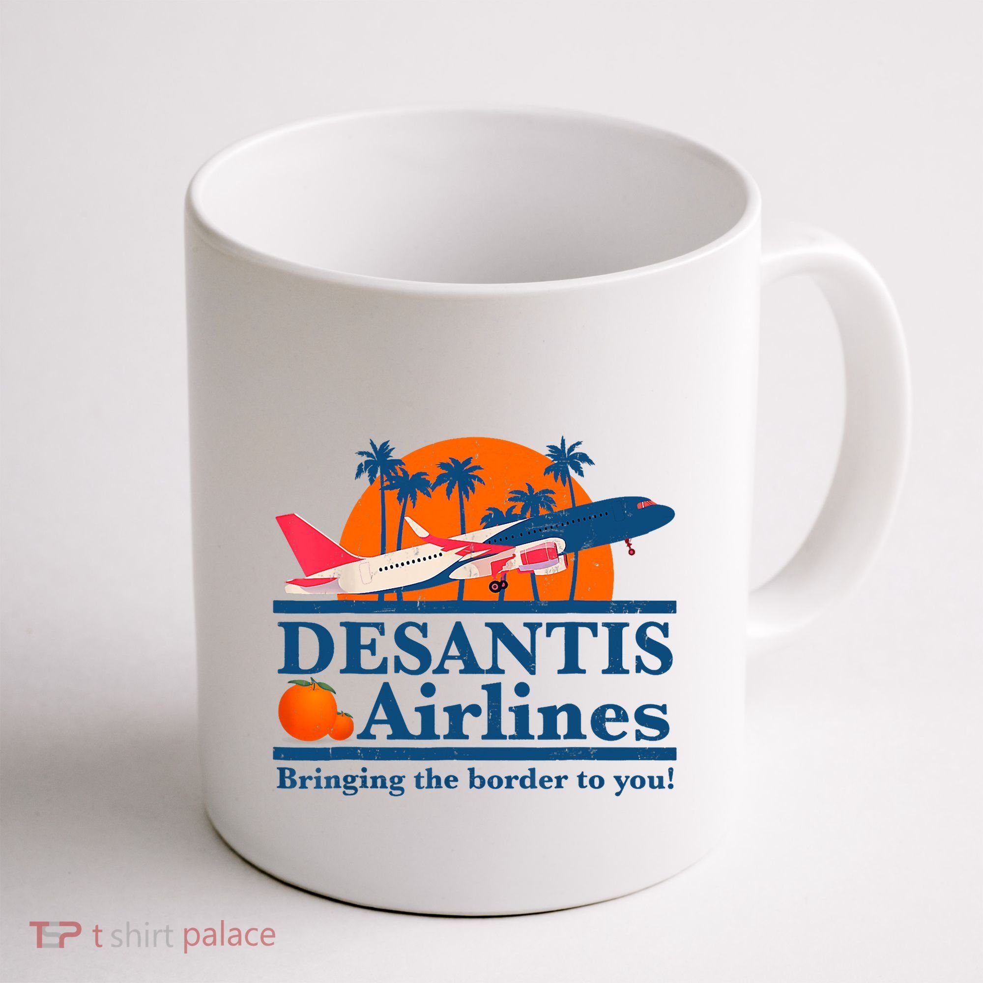 Desantis Airlines Funny Political Meme Ron Desantis Governor Coffee Mug