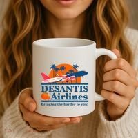 Desantis Airlines Funny Political Meme Ron Desantis Governor Coffee Mug thumb 3