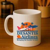 Desantis Airlines Funny Political Meme Ron Desantis Governor Coffee Mug thumb 4