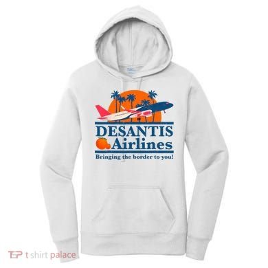 Desantis Airlines Funny Political Meme Ron Desantis Governor Women's Hoodie