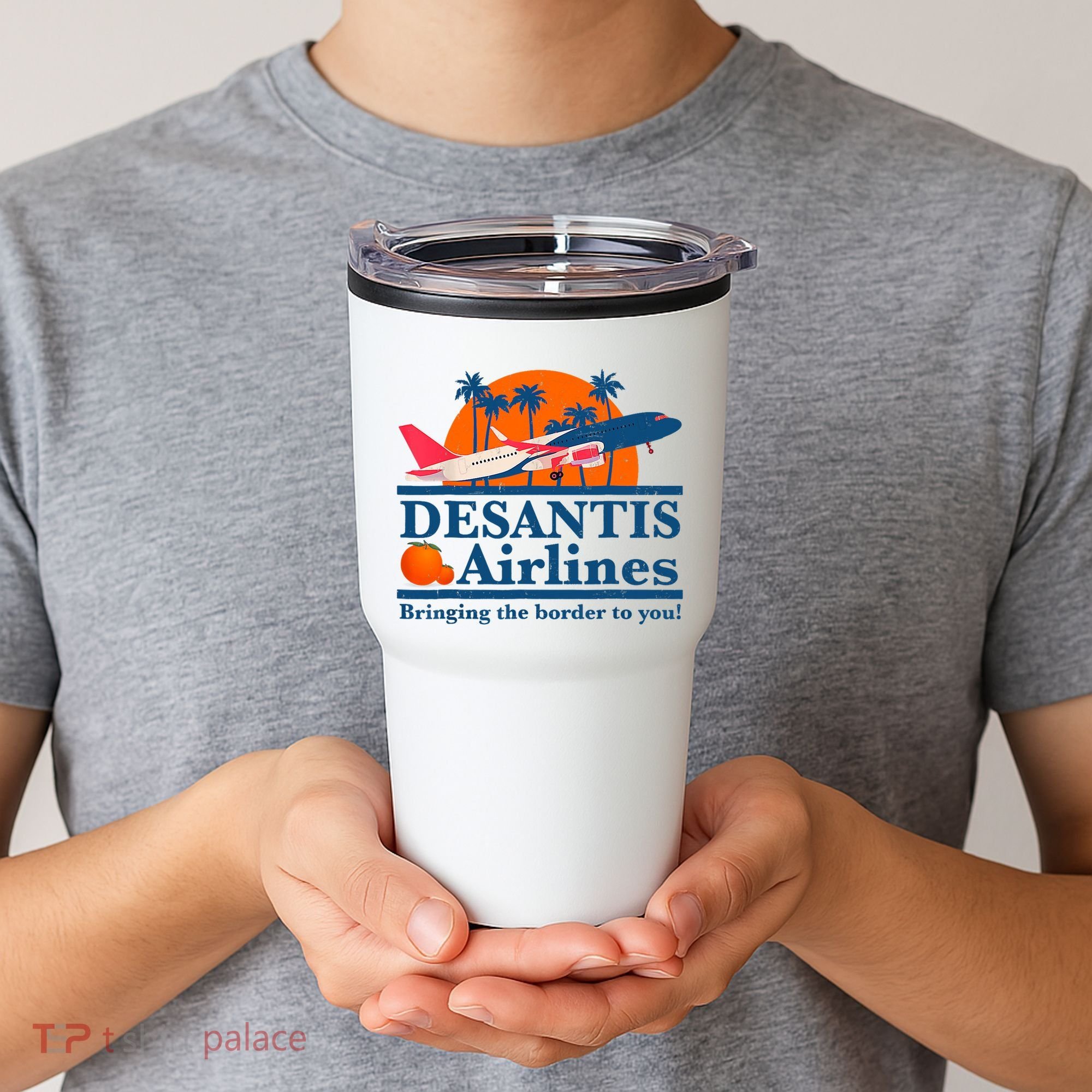 Desantis Airlines Funny Political Meme Ron Desantis Governor Tumbler