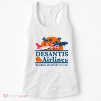 Desantis Airlines Funny Political Meme Ron Desantis Governor Women's Tank Top thumb 0
