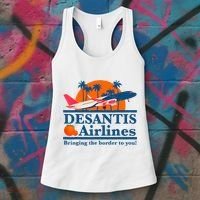 Desantis Airlines Funny Political Meme Ron Desantis Governor Women's Tank Top thumb 3