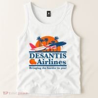 Desantis Airlines Funny Political Meme Ron Desantis Governor Tank Top thumb 2