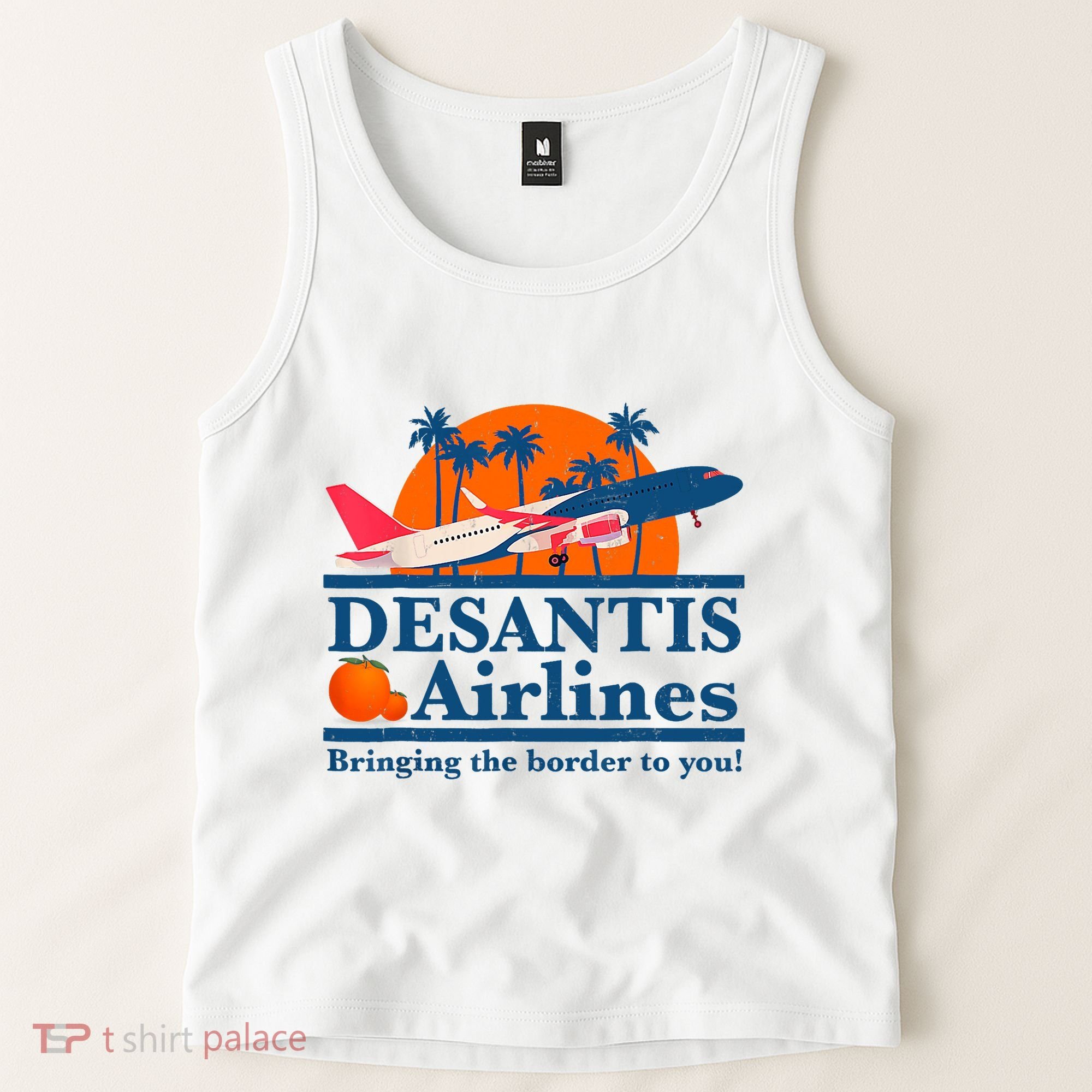 Desantis Airlines Funny Political Meme Ron Desantis Governor Tank Top