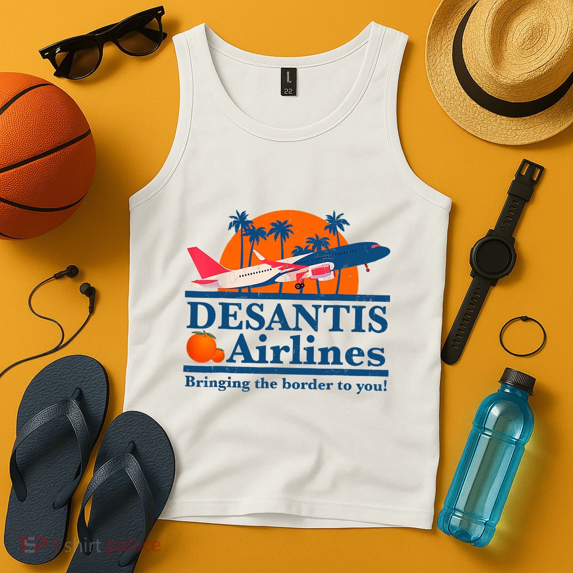 Desantis Airlines Funny Political Meme Ron Desantis Governor Tank Top