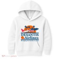 Desantis Airlines Funny Political Meme Ron Desantis Governor Kids Hoodie thumb 0