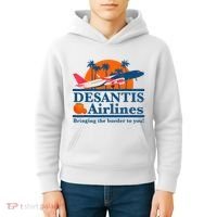 Desantis Airlines Funny Political Meme Ron Desantis Governor Kids Hoodie thumb 4