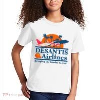 Desantis Airlines Funny Political Meme Ron Desantis Governor Kids T-Shirt thumb 2