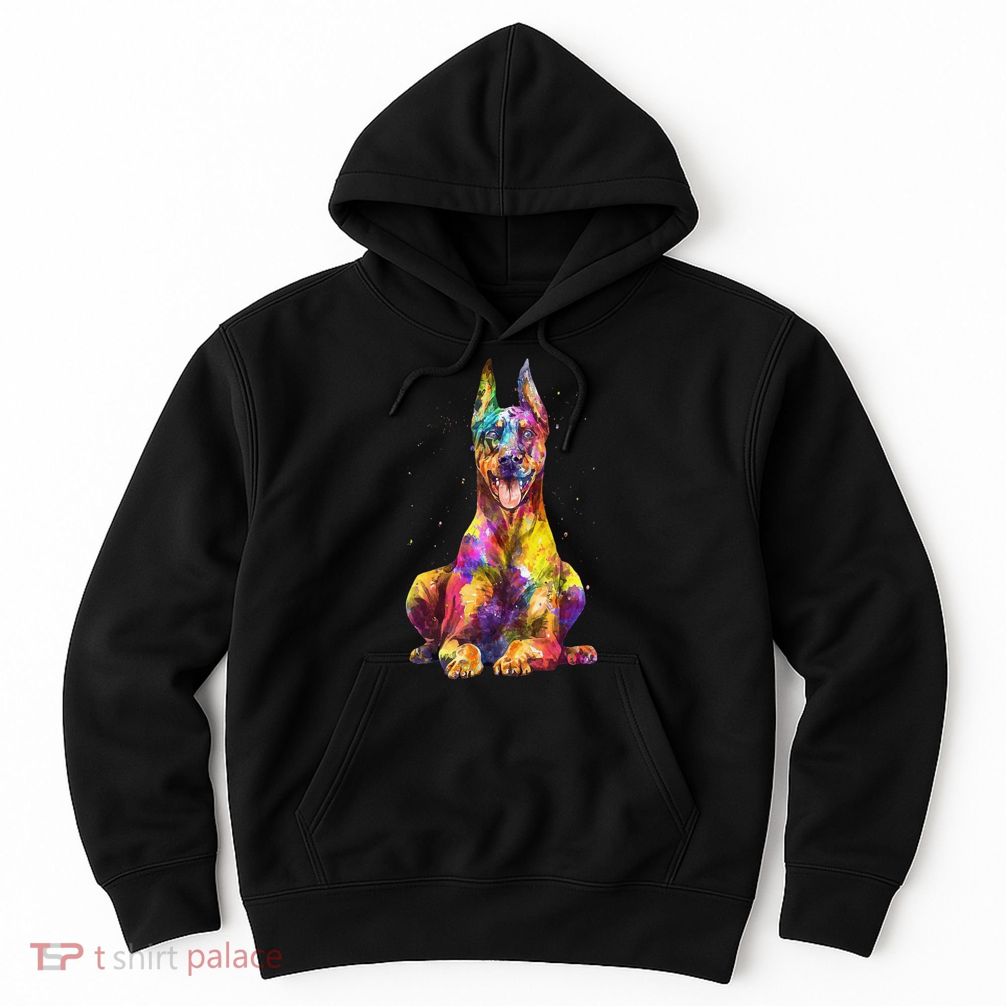 Doberman Art For  Dobie Doberman Pinscher Lover Hoodie