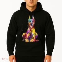 Doberman Art For  Dobie Doberman Pinscher Lover Hoodie thumb 2