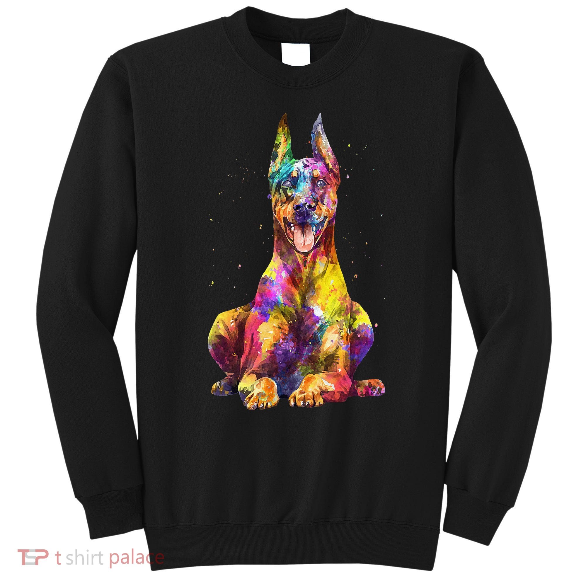 Doberman Art For  Dobie Doberman Pinscher Lover Sweatshirt