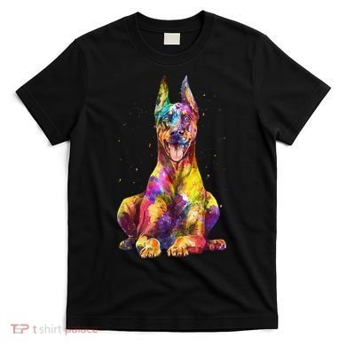 Doberman Art For  Dobie Doberman Pinscher Lover T-Shirt