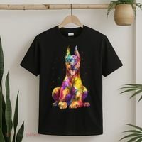 Doberman Art For  Dobie Doberman Pinscher Lover T-Shirt thumb 2