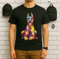 Doberman Art For  Dobie Doberman Pinscher Lover T-Shirt thumb 6