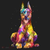 Doberman Art For  Dobie Doberman Pinscher Lover Beanie thumb 2