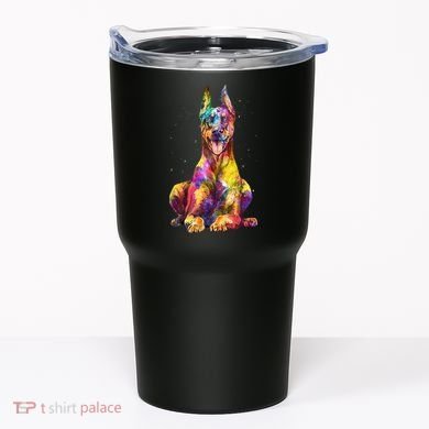 Doberman Art For  Dobie Doberman Pinscher Lover Tumbler